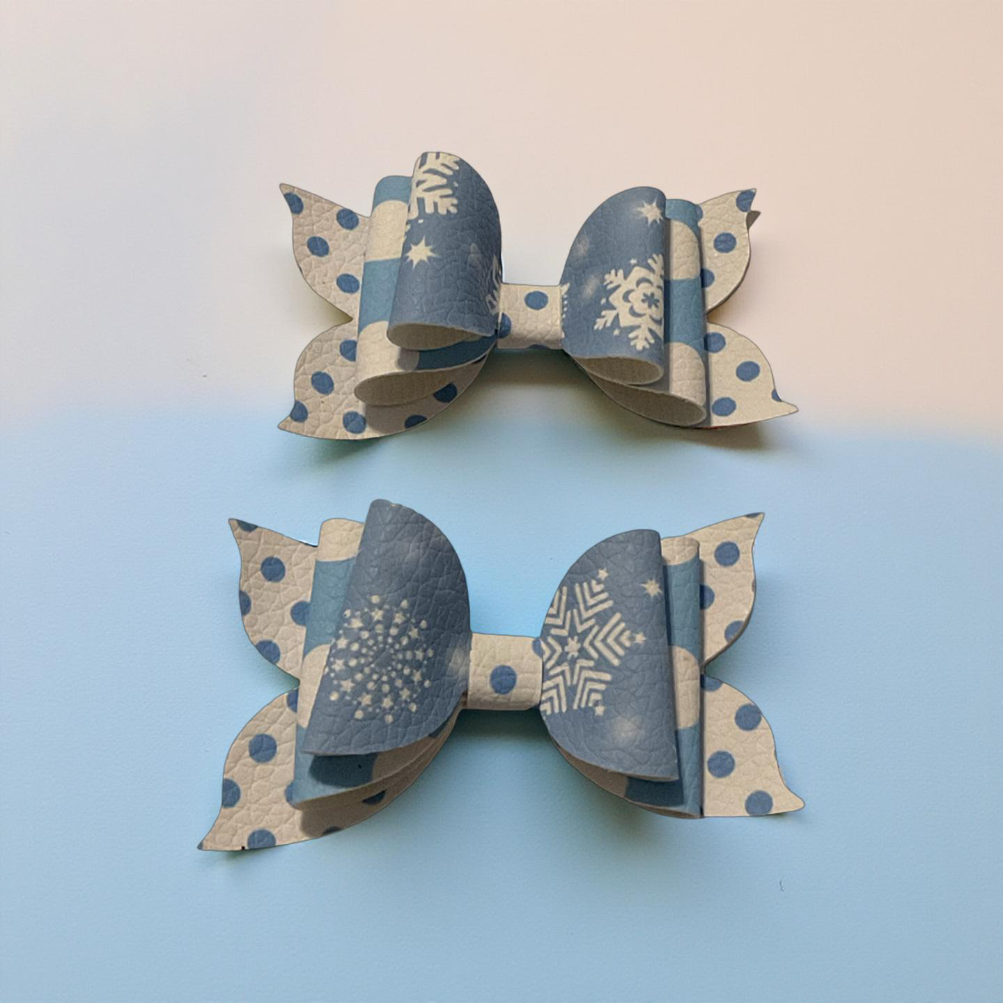 Winter Sky Bite-Size Bows