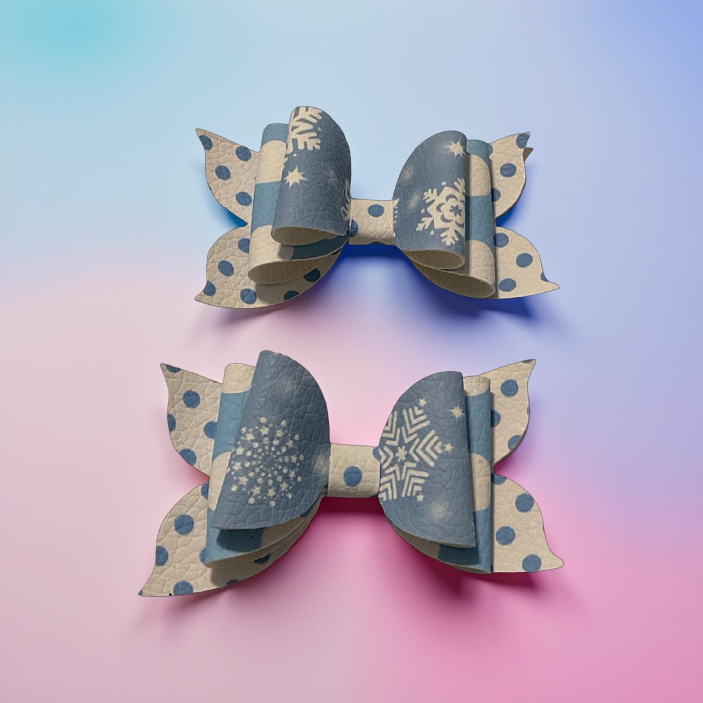 Winter Sky Bite-Size Bows