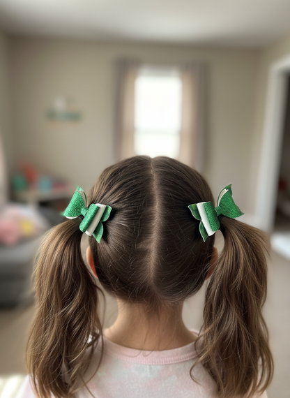 Emerald Ivy Bite-Size Bows