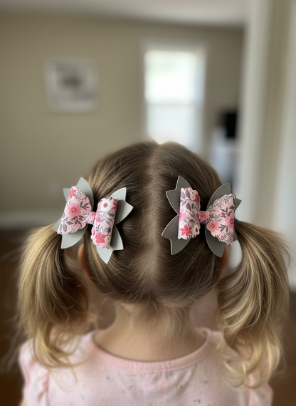 Blossom & Sage Bite- Size Bows