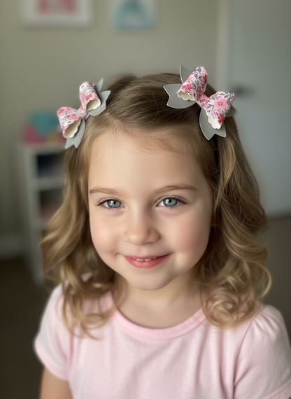 Blossom & Sage Bite- Size Bows