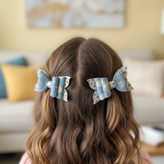 Winter Sky Bite-Size Bows