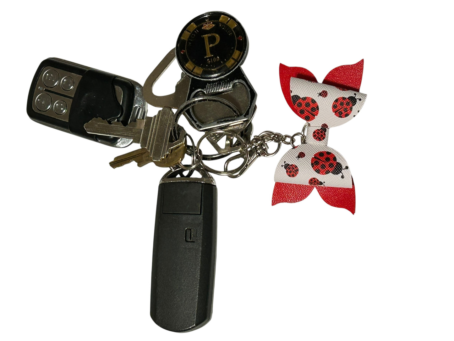 Lady Bug Love Keychain