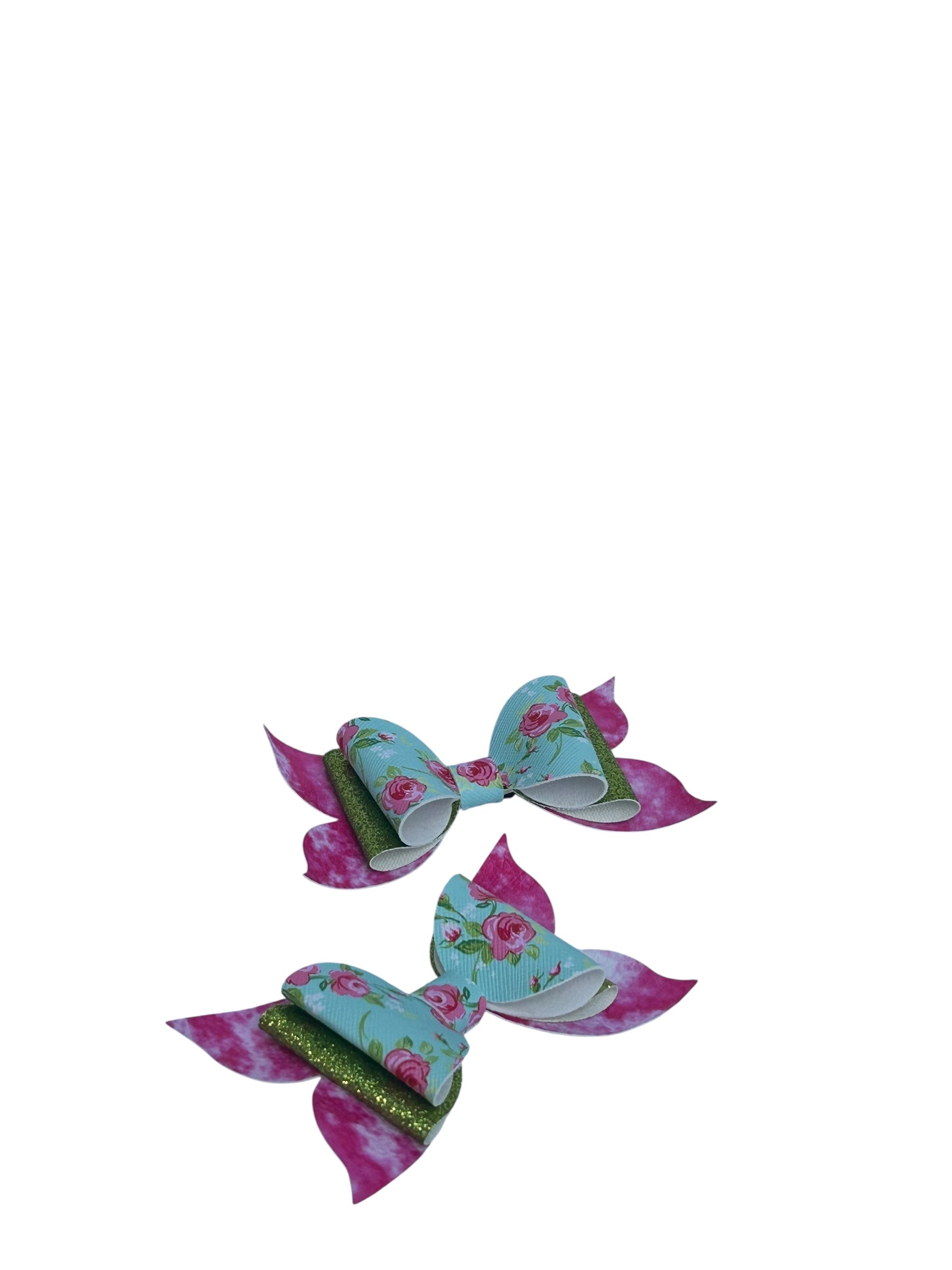 Sparkle Bed Of Roses Hairbow