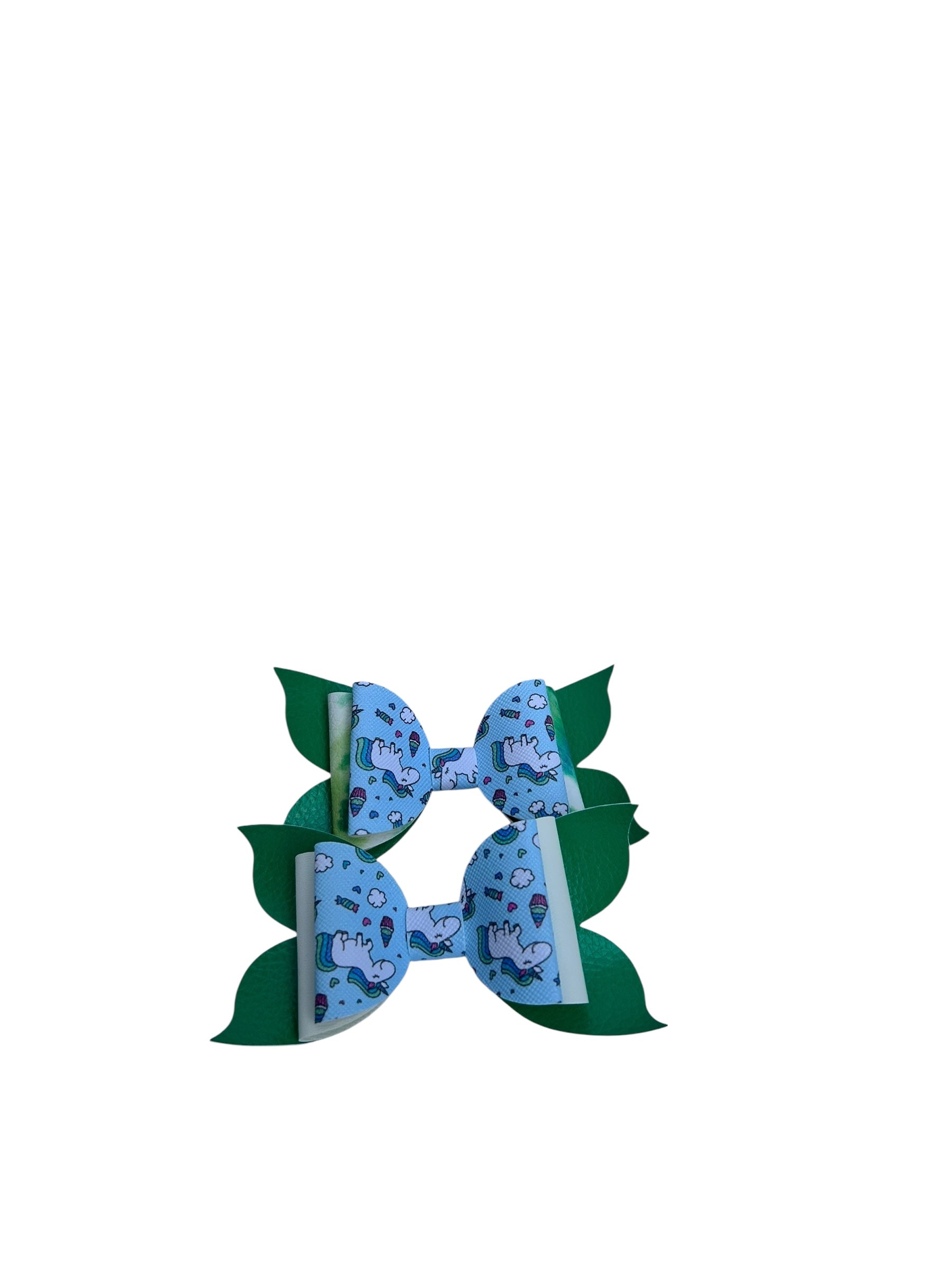 Lucky Magical  Unicorn Hairbow