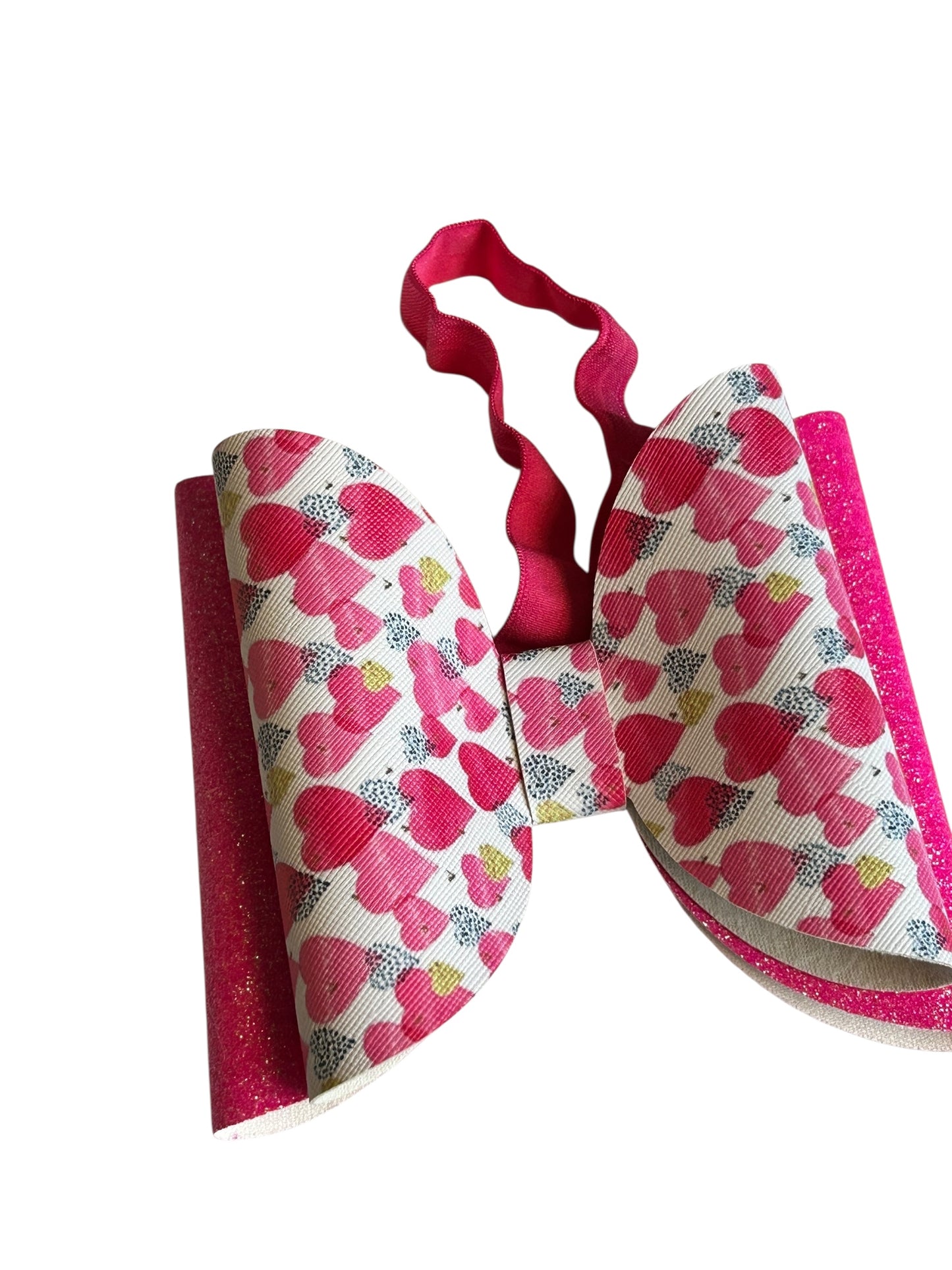 Berry Blush Love Bow Headband