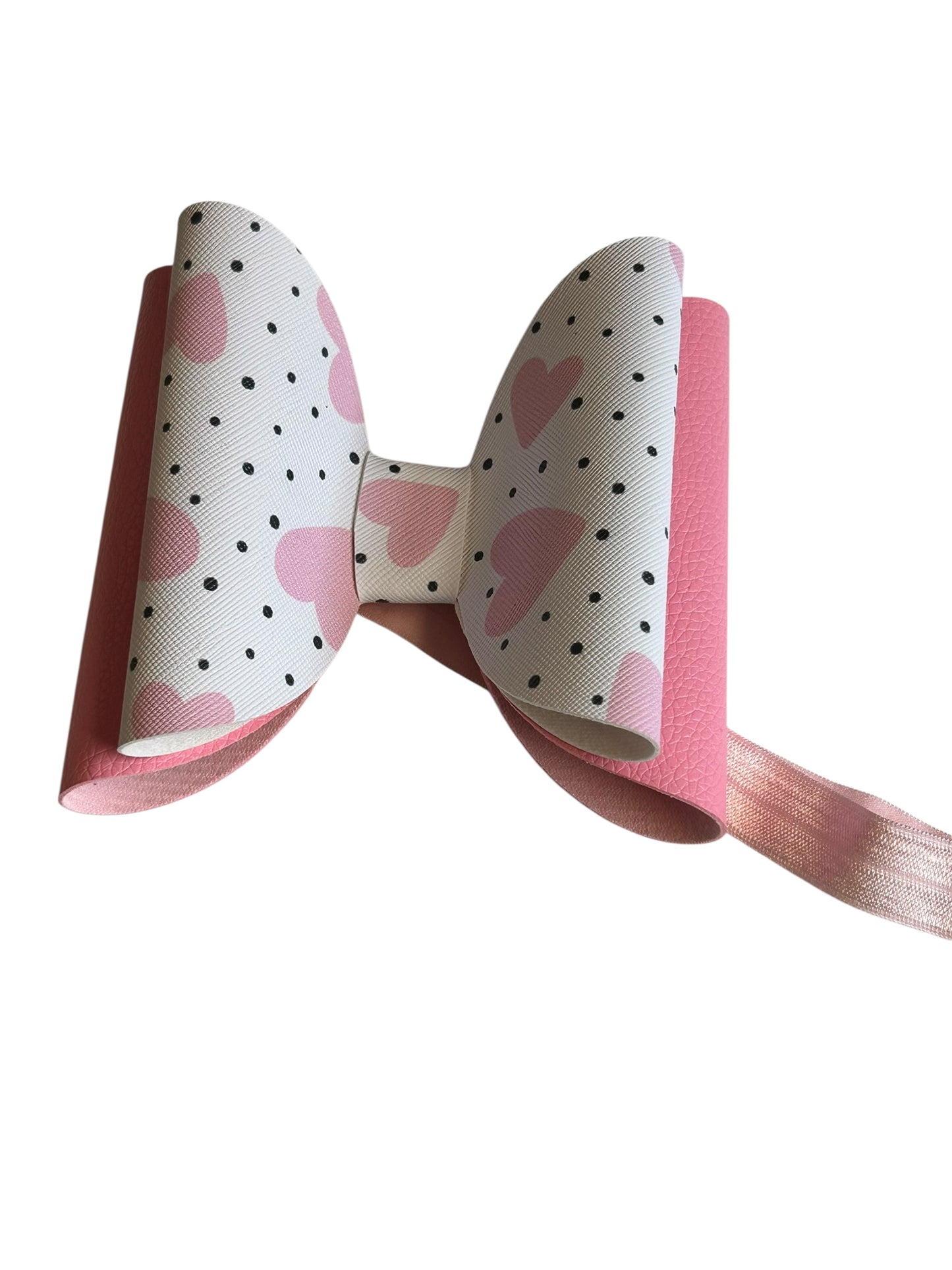 Sweetheart Polka Bow Headband
