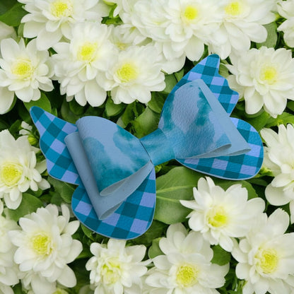 Mint Butterfly Hairbow