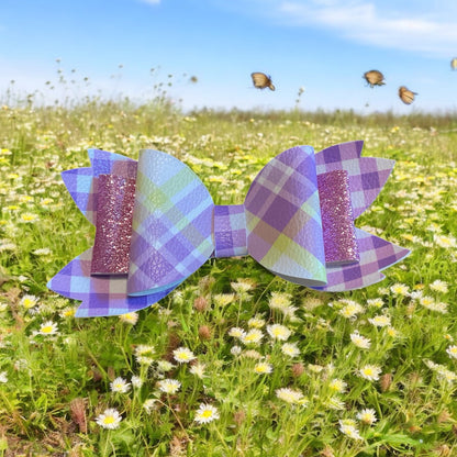 ✨Plaid Pop Princess Bow✨