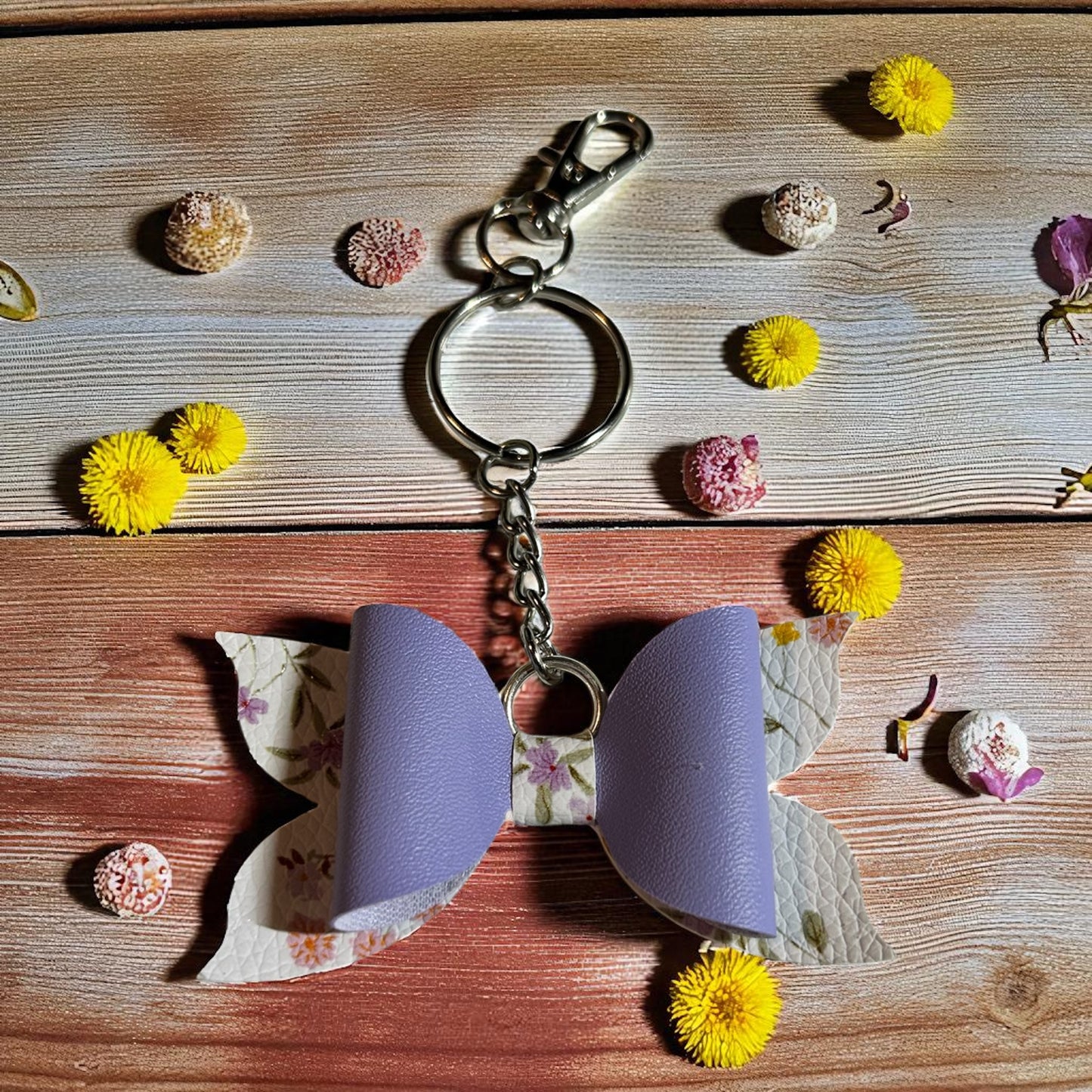 Lavender Bloom keychain
