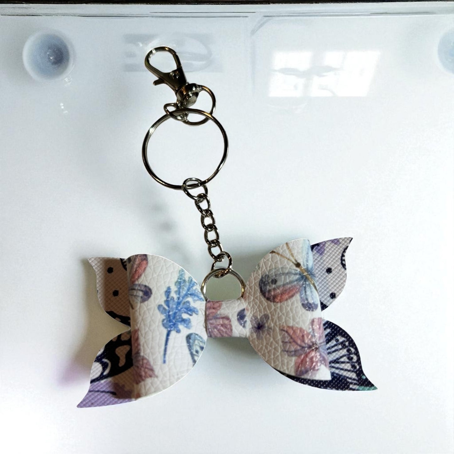 🦋 Twilight Garden Keychain
