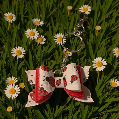 Lady Bug Love Keychain