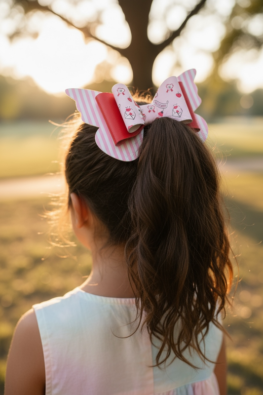 Pinky Hello Kitty Hairbow