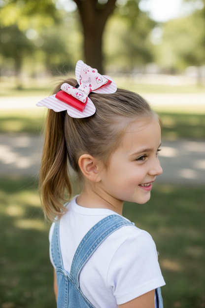 Pinky Hello Kitty Hairbow