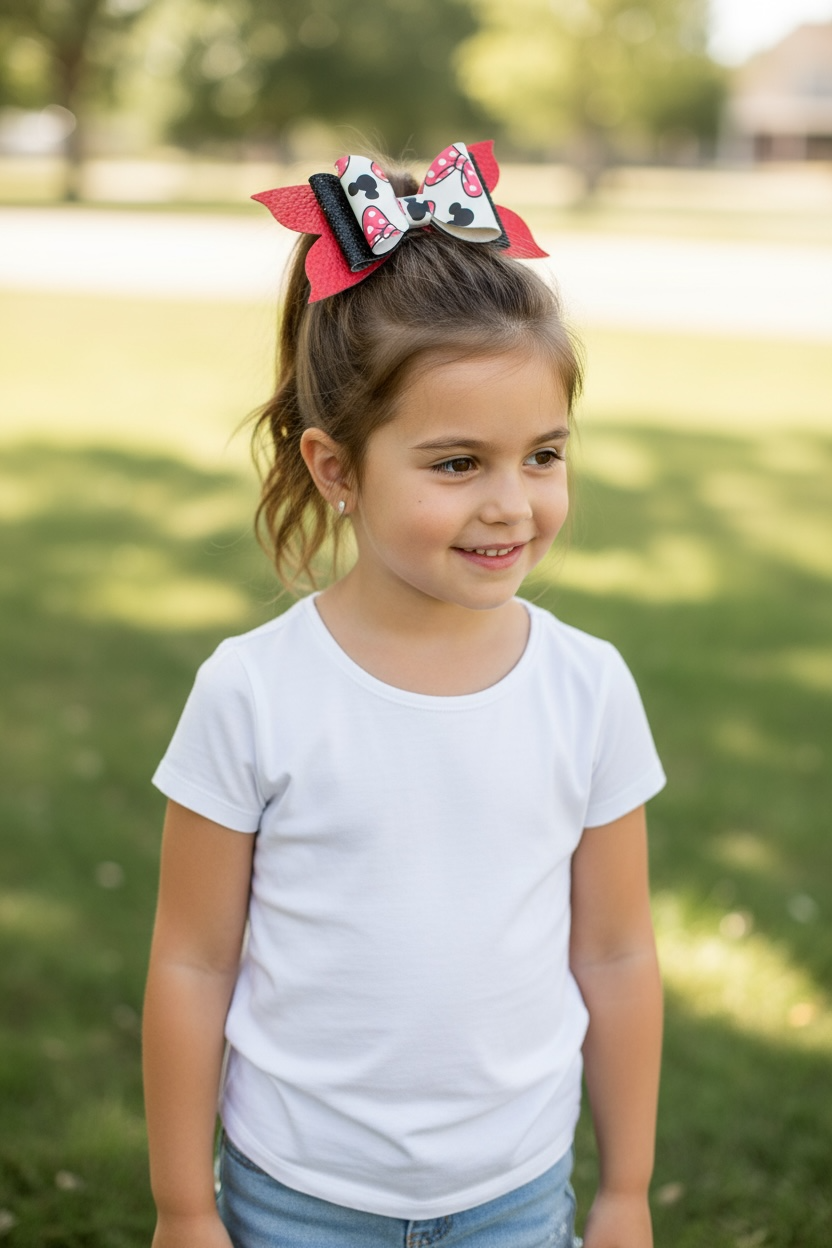 Minnie Mischief Hairbow