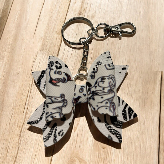 🐾 Dalmatian Pup Keychain