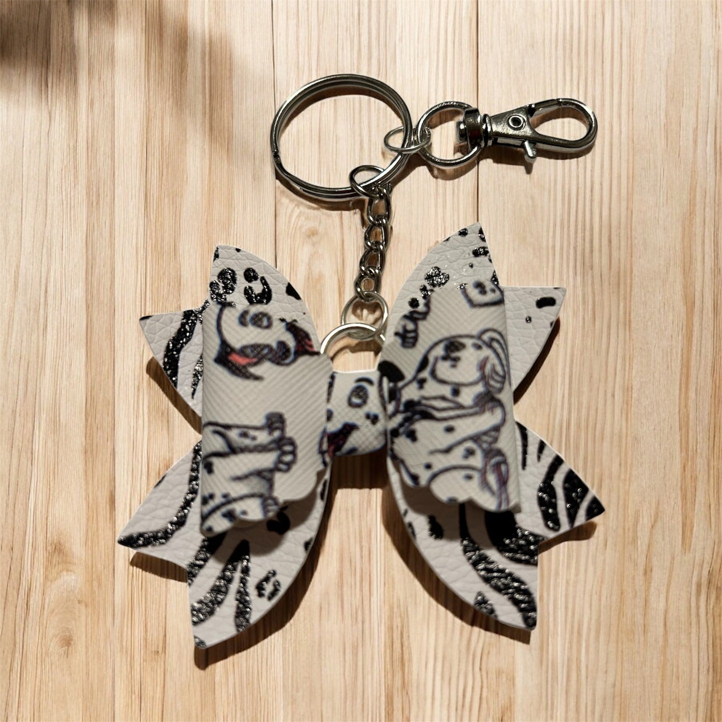 🐾 Dalmatian Pup Keychain
