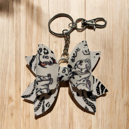 🐾 Dalmatian Pup Keychain